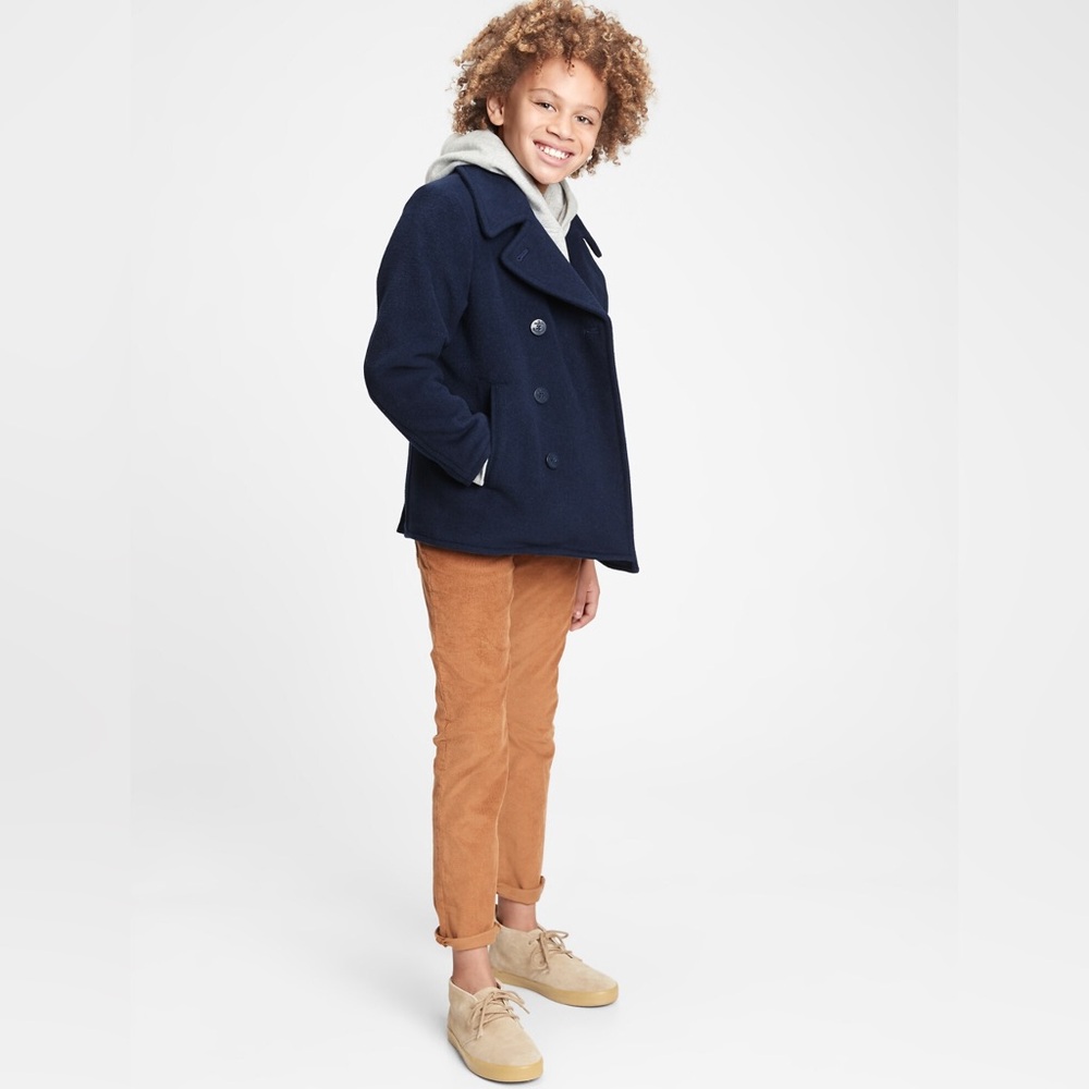 Gap wool blend peacoat Kids